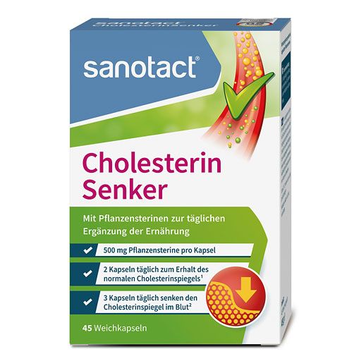 SANOTACT Cholesterin Senker Weichkapseln