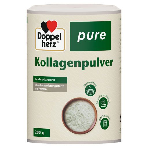 DOPPELHERZ Kollagenpulver pure