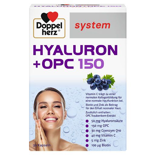 DOPPELHERZ Hyaluron+OPC system Kapseln