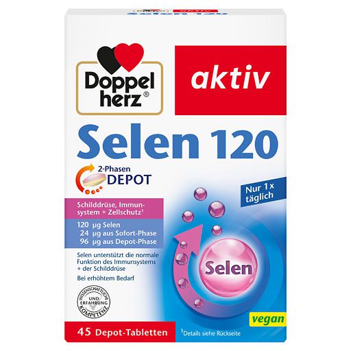 DOPPELHERZ Selen 120 2-Phasen Depot Tabletten