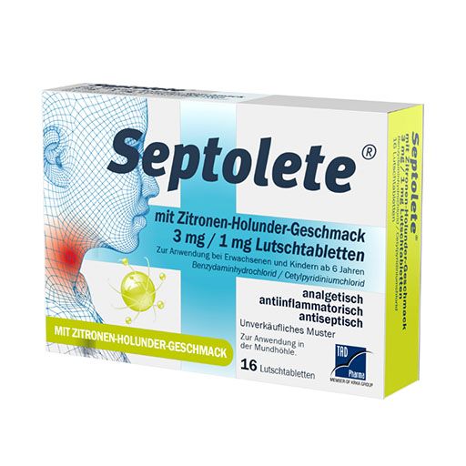 SEPTOLETE m.Zitronen-Holund.Geschm.3mg/1mg Lut.-T.