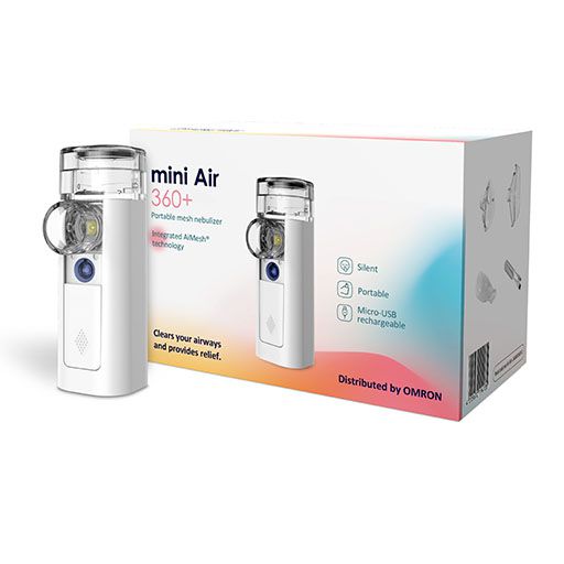 OMRON mini Air 360+ Mesh Nebulizer tragbar