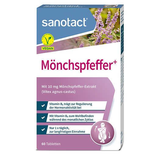 SANOTACT Mönchspfeffer+ 10 mg Tabletten