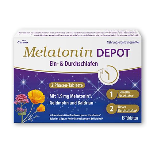 MELATONIN DEPOT Ein- & Durchschlaf-Tabletten