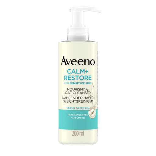 AVEENO Calm+ Restore nährender Hafer Gesichtsrein.