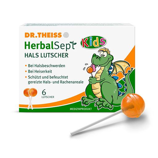 DR.THEISS HerbalSept Hals Lutscher Kids